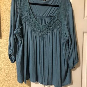 The Buckle beautiful Lacey top Eyeshadow brand from The buckle sz 1x New